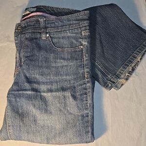 White House Black Market Light Blue Cropped Jeans